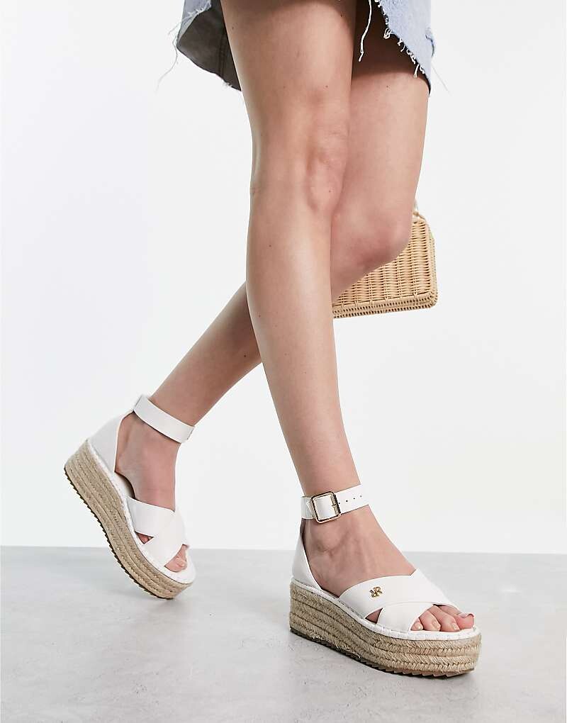 

Белые эспадрильи River Island = на платформе