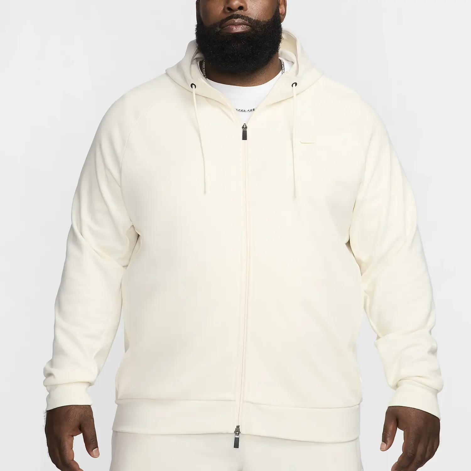 Мужская толстовка Primary Pale Ivory Nike, слоновая кость — фото 2
