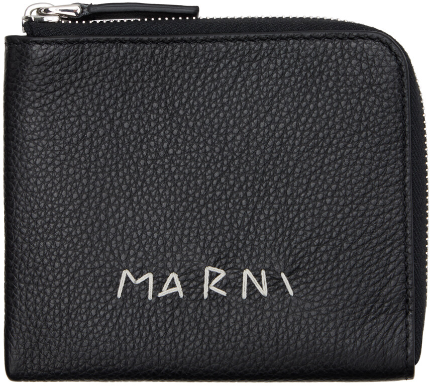 

Кошелек на молнии Marni, черный