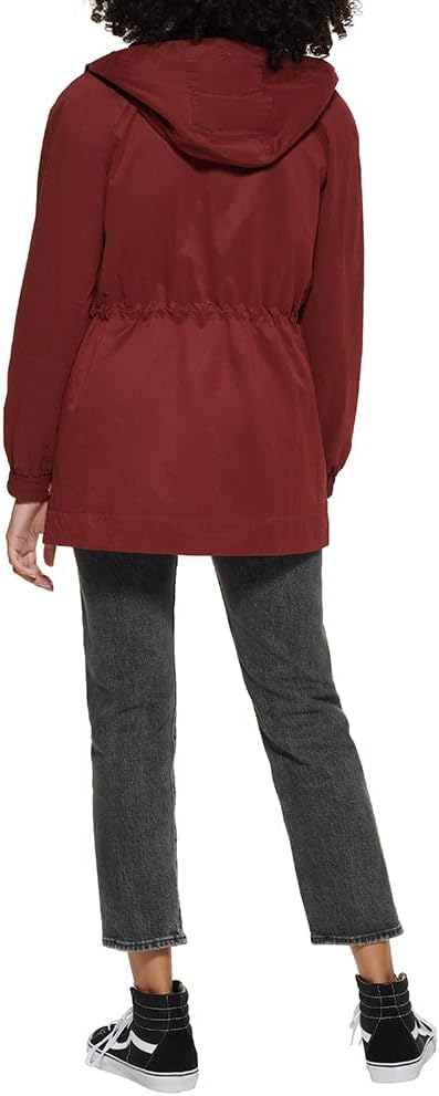 Женская легкая хлопковая куртка Levi's, Maroon W. Inside Cinch — фото 2