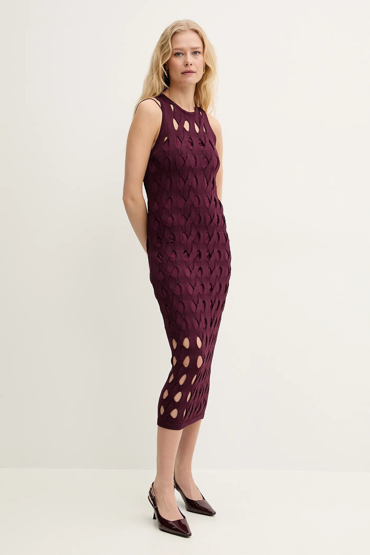 

Платье Pinko, бордовый