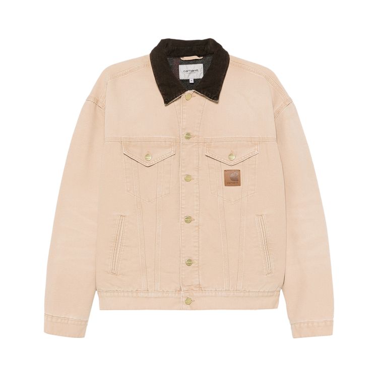 

Куртка Carhartt WIP Dayton Trucker Jacket Dusty Hamilton Brown/Tobacco (Stone Canvas), коричневый