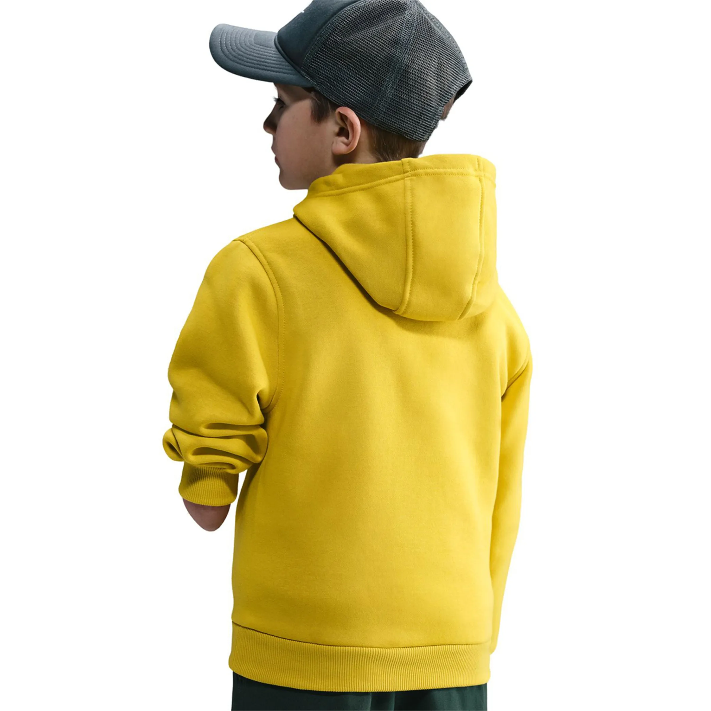 Детская толстовка Sportswear Club Fleece Nike, желтый — фото 2
