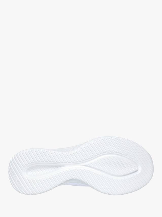 Ultra Flex 3.0 Brilliant Path широкие слипоны-трейнеры Skechers, White — фото 3