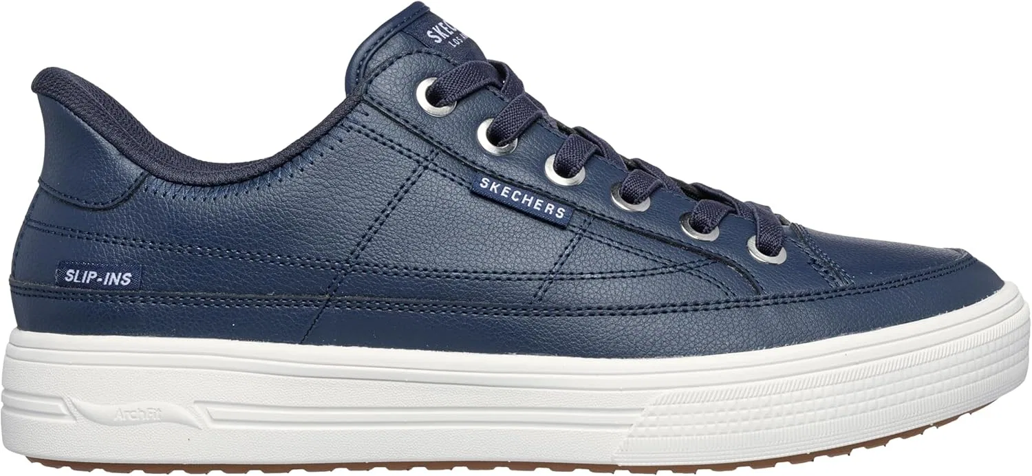 Мужские кроссовки Skechers Arch Fit Arcade Catch Ya There Hands Free Slip-ins, Dark Navy Blue — фото 2
