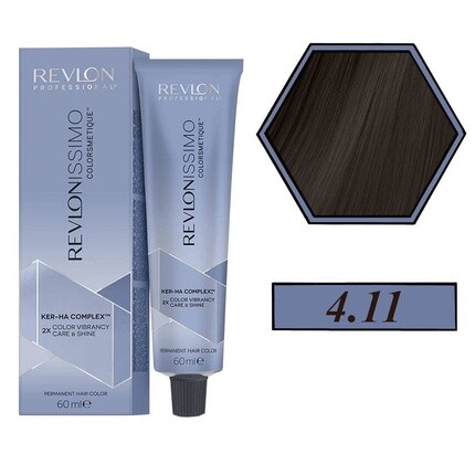 

Revlonissimo Colorsmetique 4.11 Коричневый средне-интенсивный