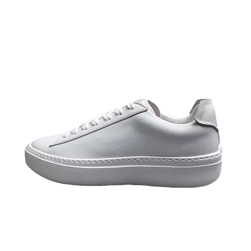 

Boldi Kuki Мужские низкие скейтерские кеды белые, цвет White