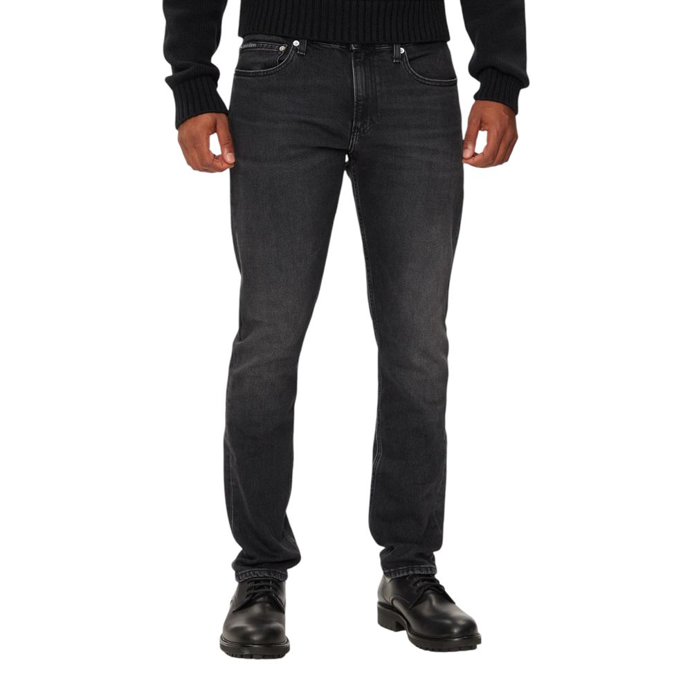 

Черные хлопковые джинсы и брюки Calvin Klein Jeans