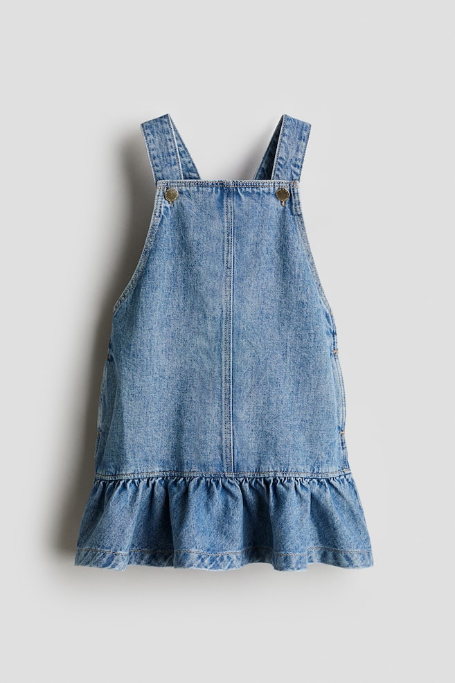 

Джинсовое платье-комбинезон H&M, синий