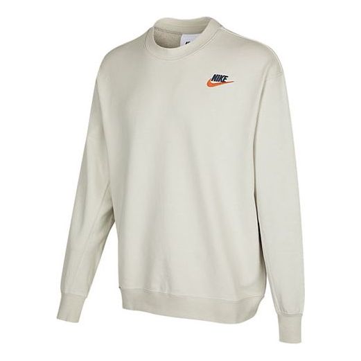

Худи Men's Nike Logo Embroidered Round Neck Sports Pullover Autumn Creamy White DR7834-072