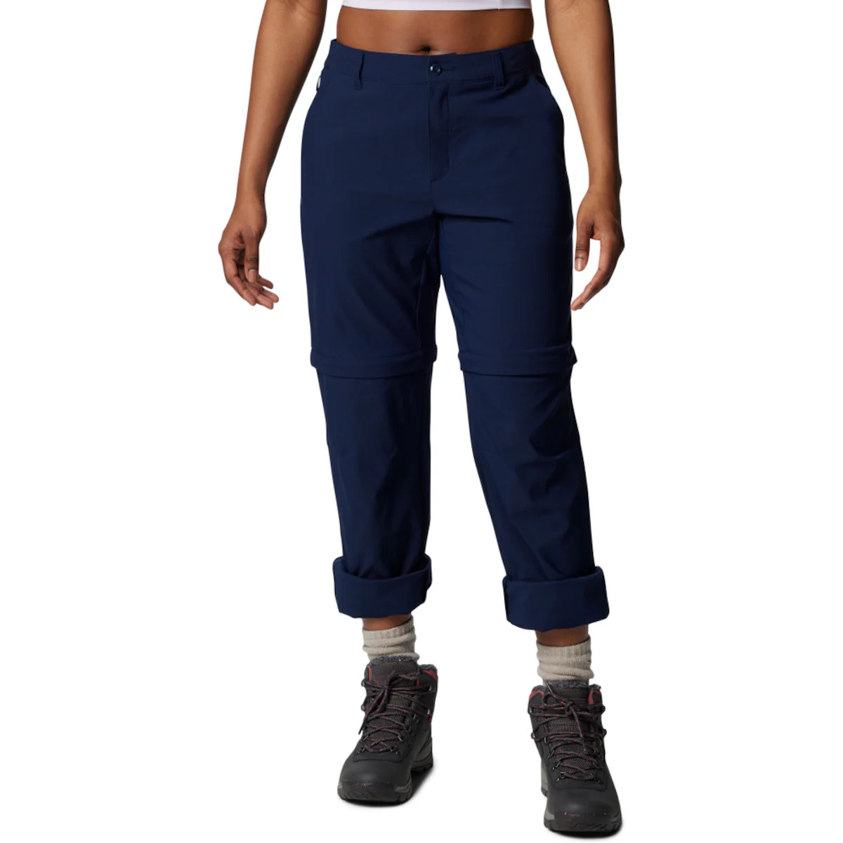 

Женские трансформируемые туристические брюки Leslie Falls Columbia, тёмно-синий