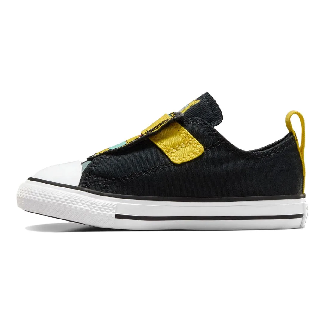 Converse TRANSFORMERS x All Star Chuck Taylor Low top детские туфли черные желтые — фото 3