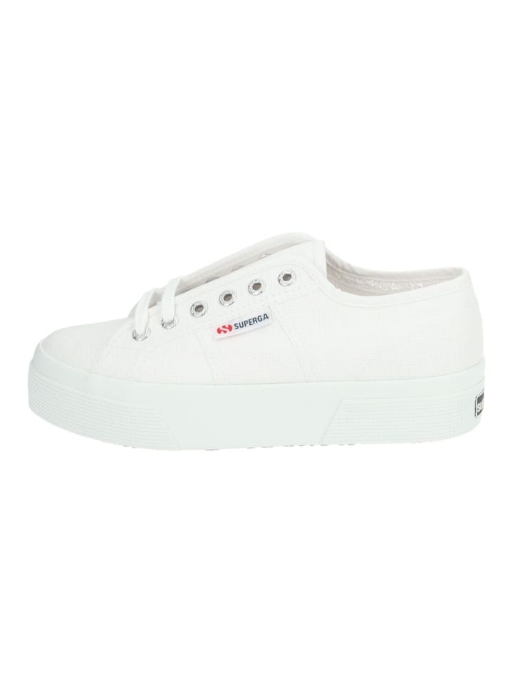 Кроссовки на шнуровке Superga, белый — фото 2