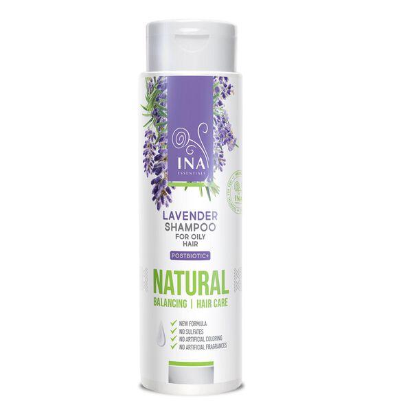

Натуральный шампунь с лавандой для жирных волос, 200 мл Ina Essentials Lavender