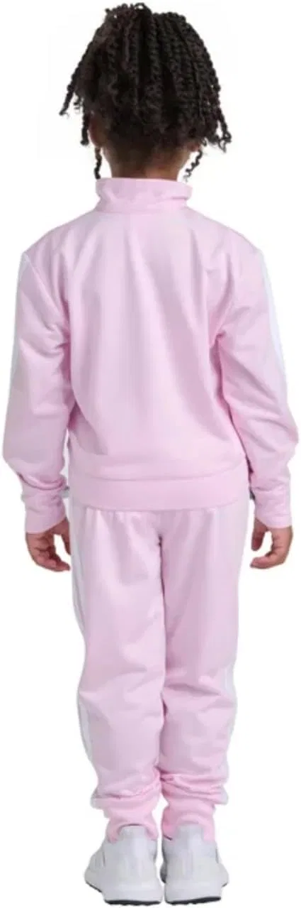 Детский спортивный костюм adidas, куртка и брюки, Pink — фото 3