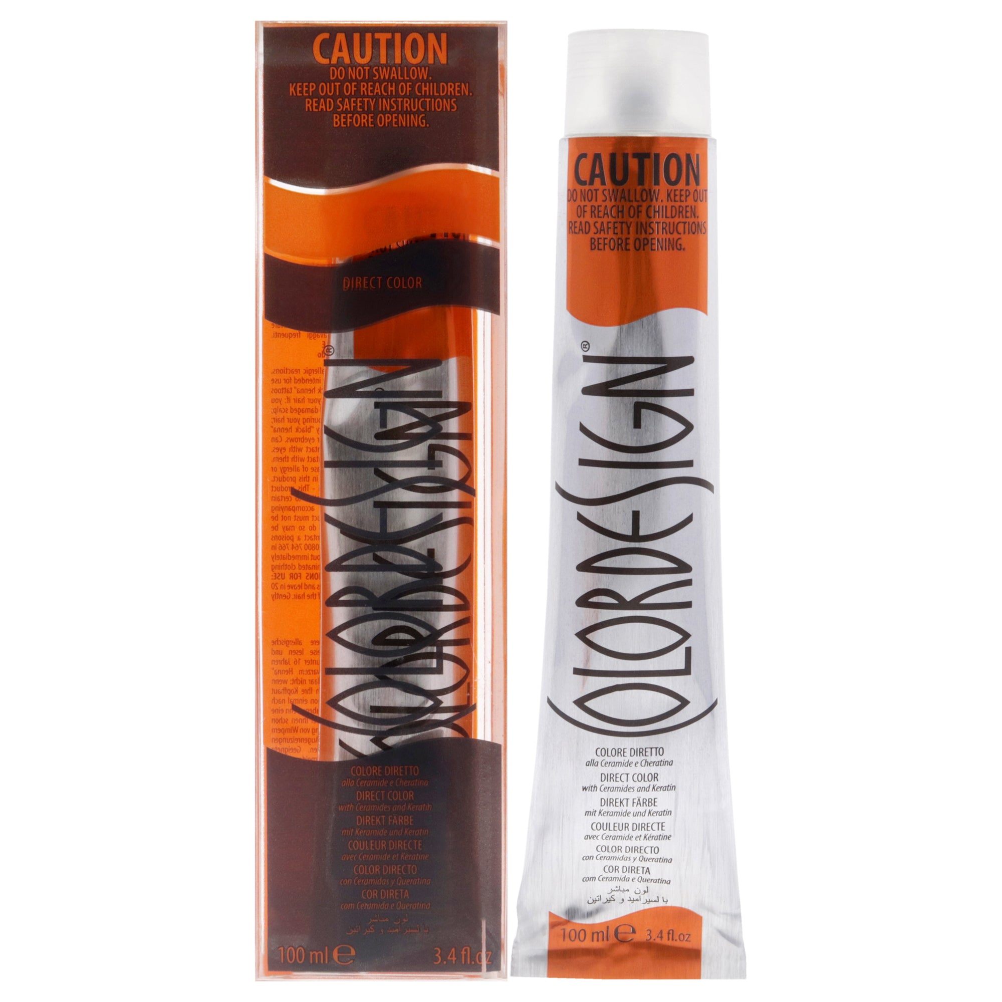 

Стойкая краска для волос прямого действия - 42 Фиолетово-коричневый от ColorDesign, подходит для мужчин и женщин - 3,4 унции (99 мл)