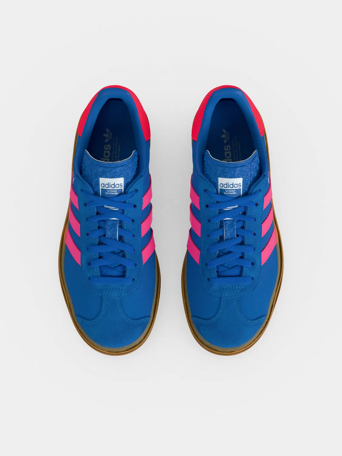 Кроссовки Adidas Originals GAZELLE BOLD синего цвета — фото 3