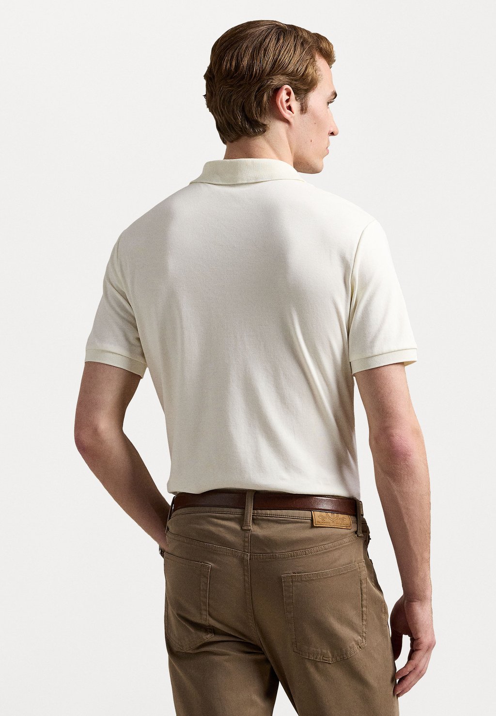 Рубашка поло SHORT SLEEVE Polo Ralph Lauren, кремовый — фото 3