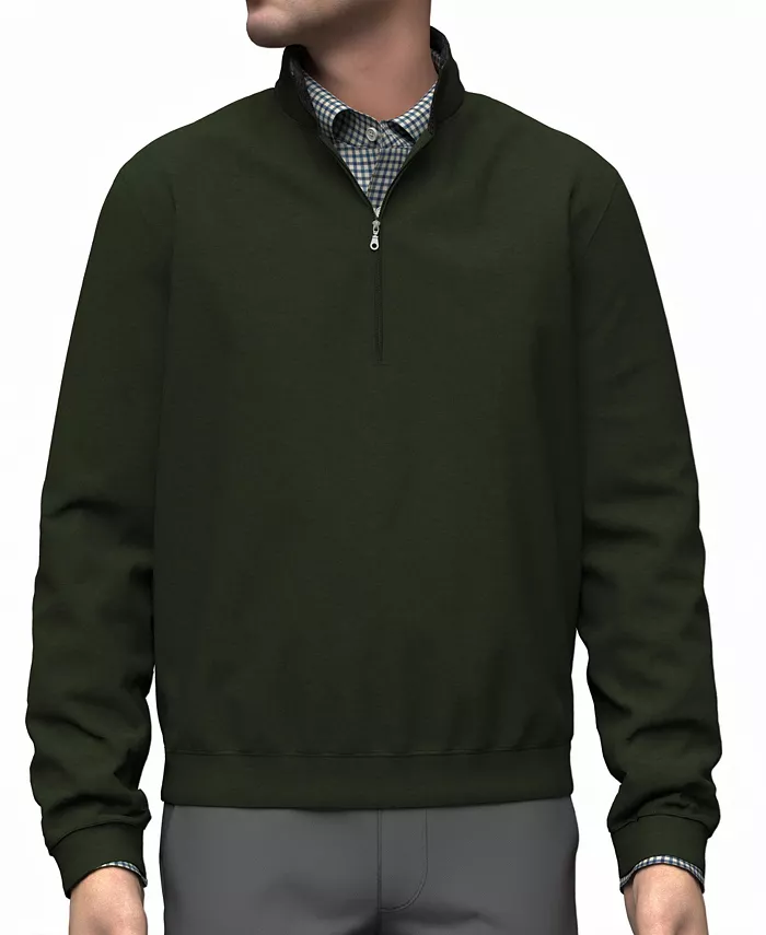 

Толстовка Men's Pima Interlock Zip Mock Scott Barber, зеленый