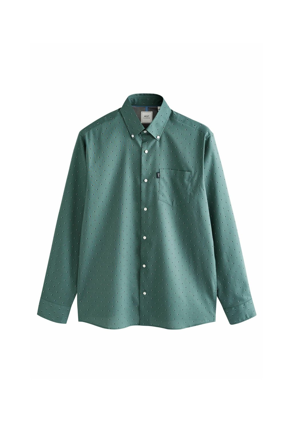 

Рубашка EASY IRON PRINTED OXFORD REGULAR FIT Next, зеленый