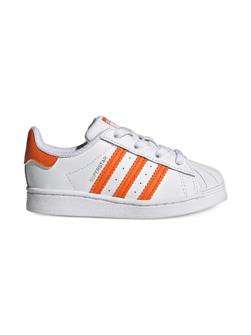 Полосатые кроссовки Superstar Adidas Kids, белый — фото 2