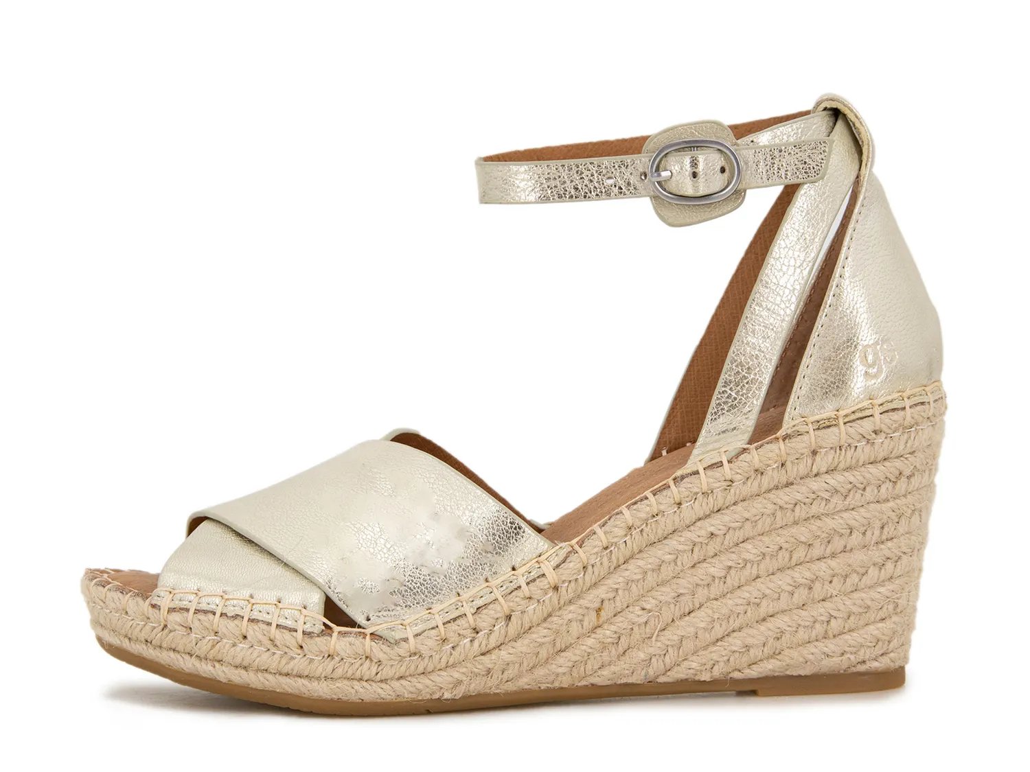 Сандалии Gentle Souls by Kenneth Cole Charli Wedge Sandal, Champagne Leather — фото 2
