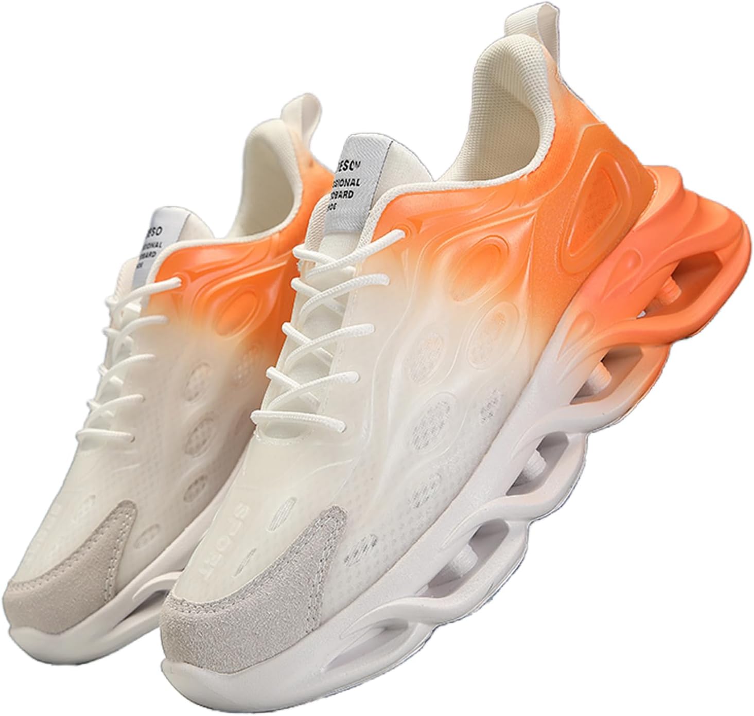 

Мужские кроссовки для ходьбы, бега и тенниса, легкие сетчатые спортивные кроссовки для тренировок в зале и кросс-тренинга Spwagym, оранжевый