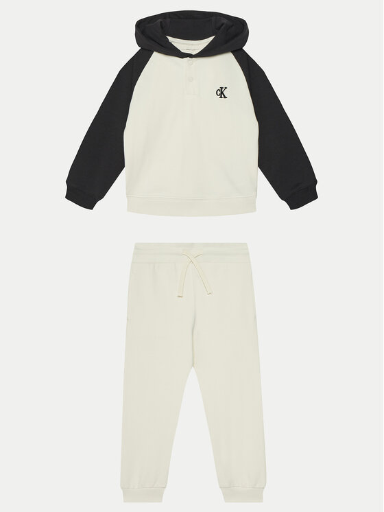 

Спортивный костюм обычный крой IN0IN00263 Calvin Klein Jeans, экрю