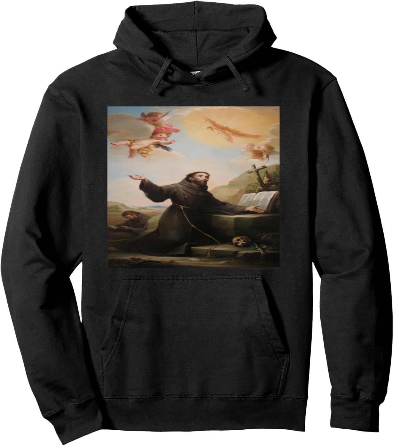 

Худи с изображением стигматов Франциска Ассизского Biped Boutique, черный