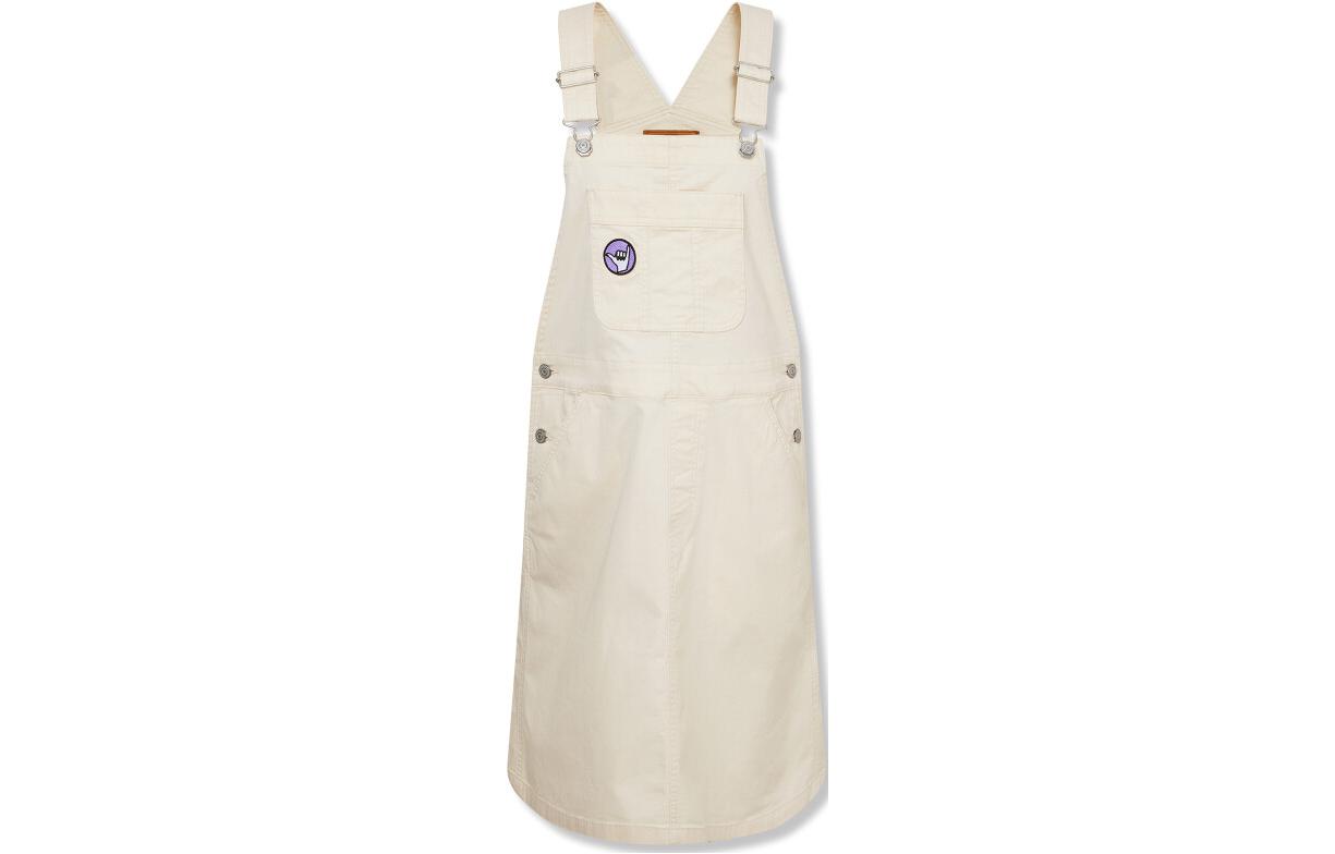 

Женское платье без рукавов цвета экрю Levis