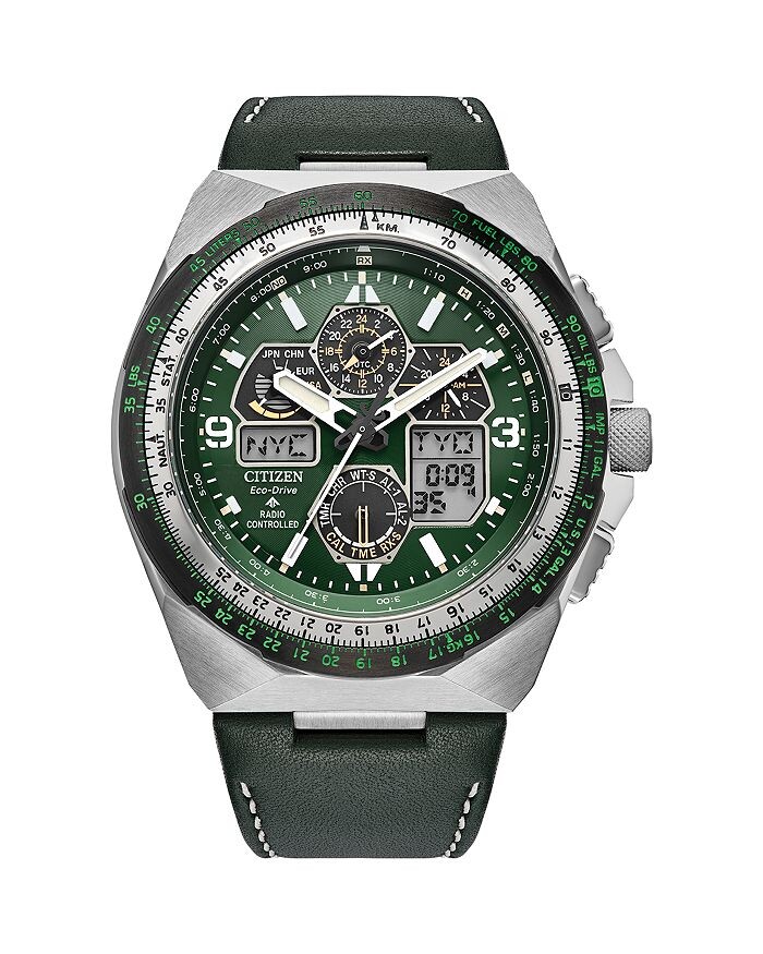

Часы Citizen Eco-Drive Promaster Air Skyhawk, 46 мм, зеленый