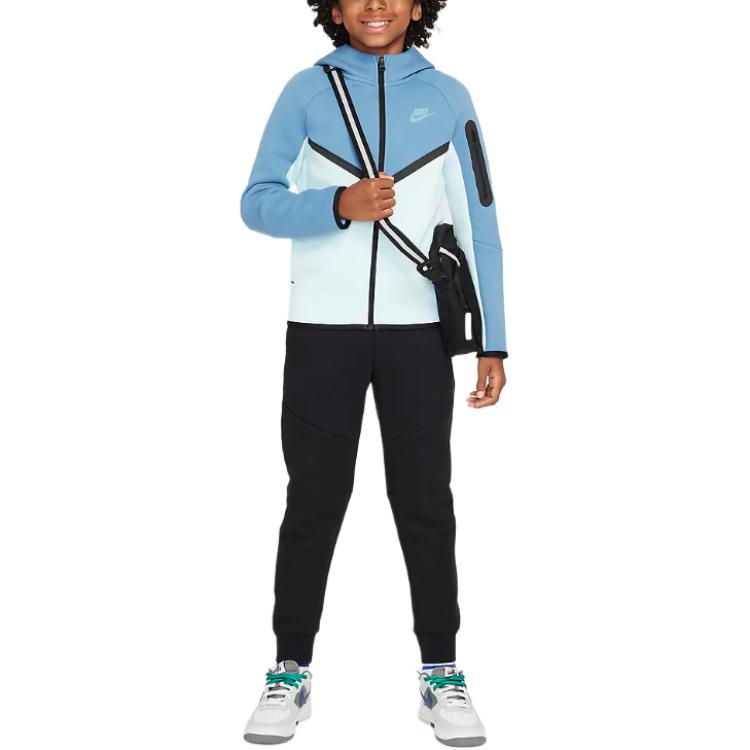 Толстовка Sportswear Tech Fleece Glacier Blue Nike — фото 4
