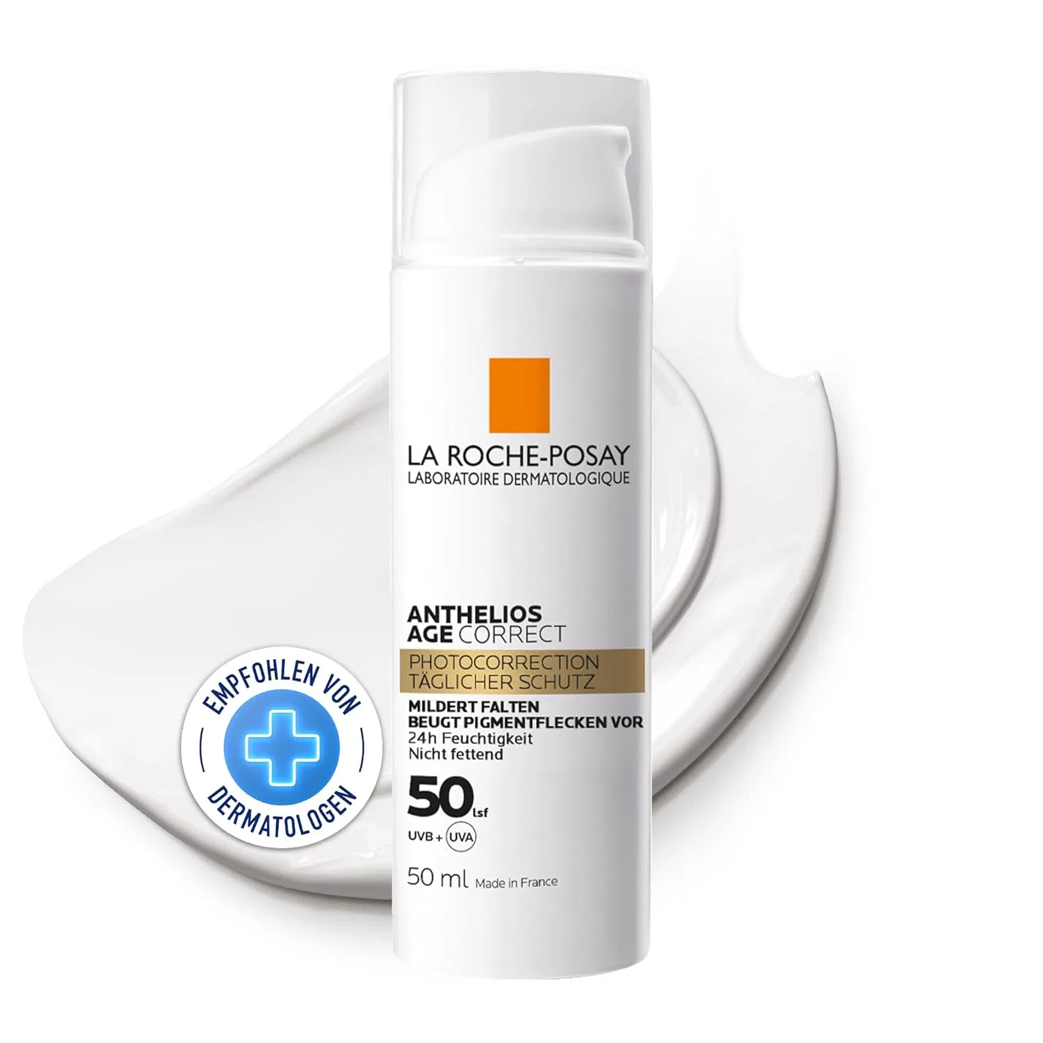 Крем для лица SPF50 LA ROCHE-POSAY Увлажняющий антивозрастной дневной с «Anthelios Age Correct» от