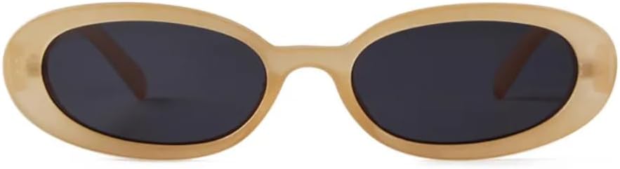 

Женские солнцезащитные очки в маленькой оправе, овальная оправа, винтажный стиль, хип-хоп, защита от УФ-излучения UV400, солнцезащитные очки для активного отдыха SZVVBKK, 2