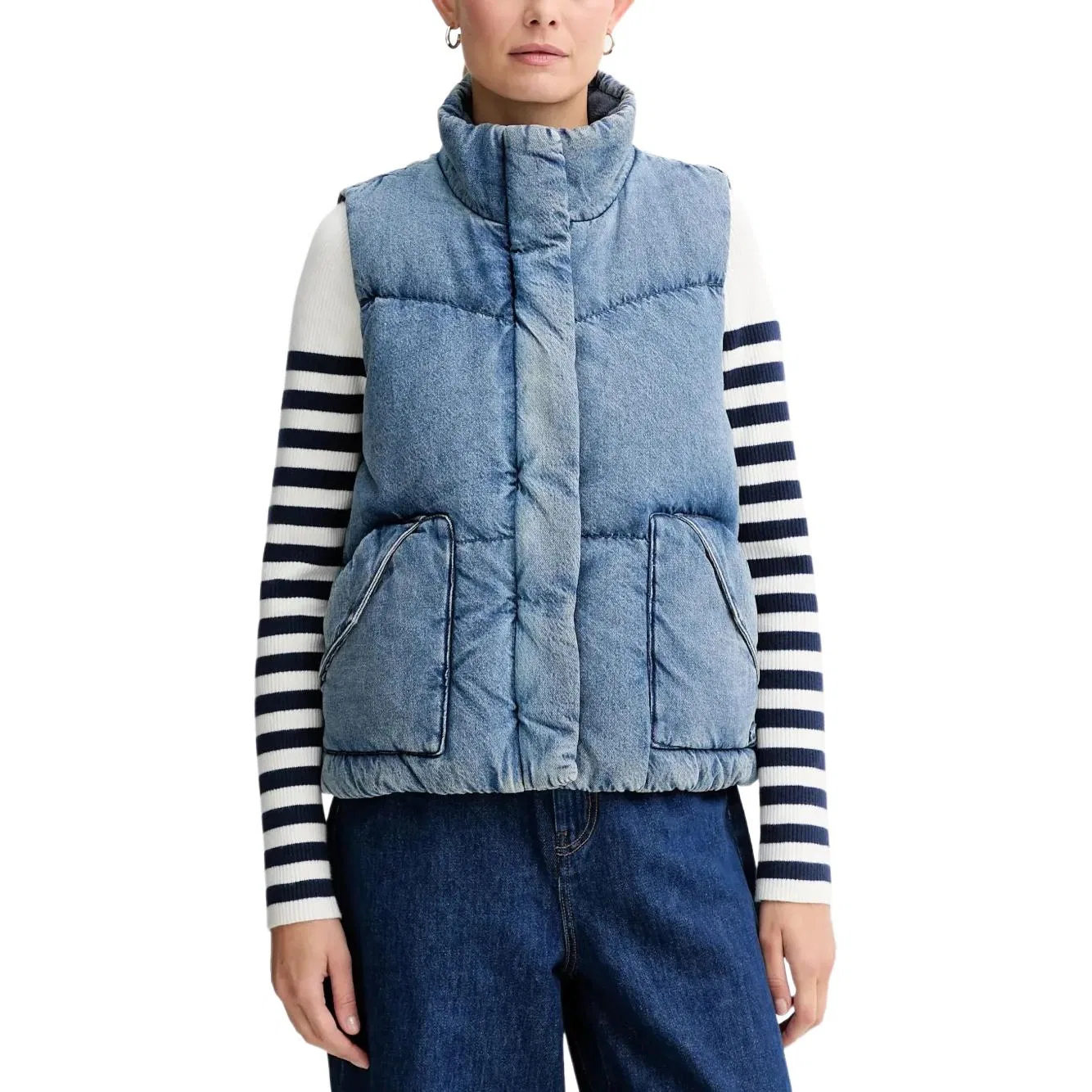 Жилет стеганый Levis Blue