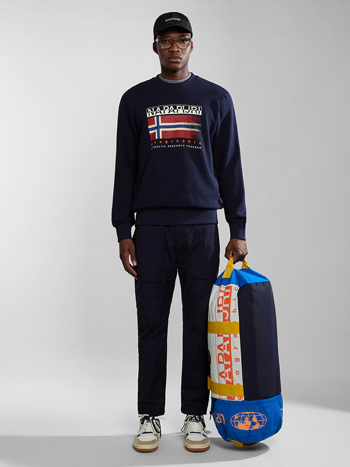 

Толстовка Napapijri Sweatshirt Kreis, темно-синий