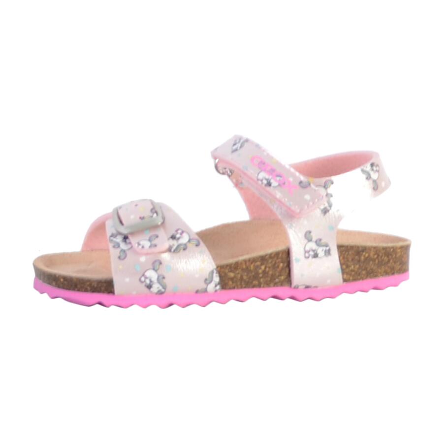 Сандалии Geox Model B Sandal Chalki Girl цвет розовый