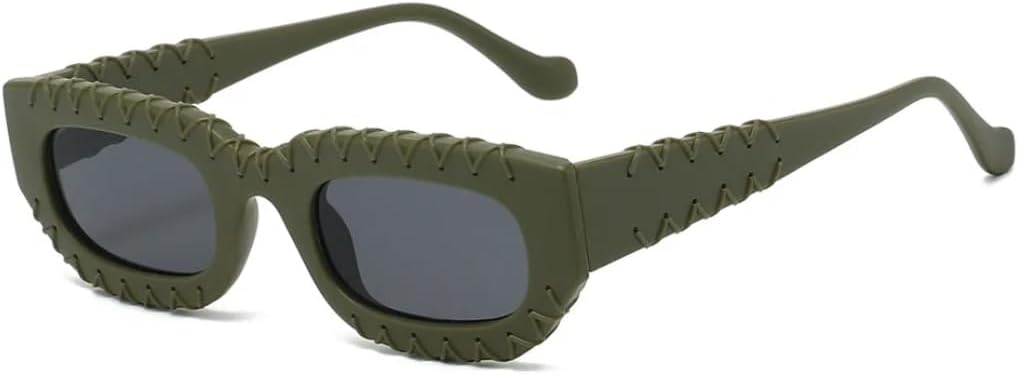 

Ретро женские солнцезащитные очки, роскошная оправа в стиле панк, популярные мужские солнцезащитные очки для отдыха с защитой от УФ-излучения UV400 SZVVBKK, Green Black