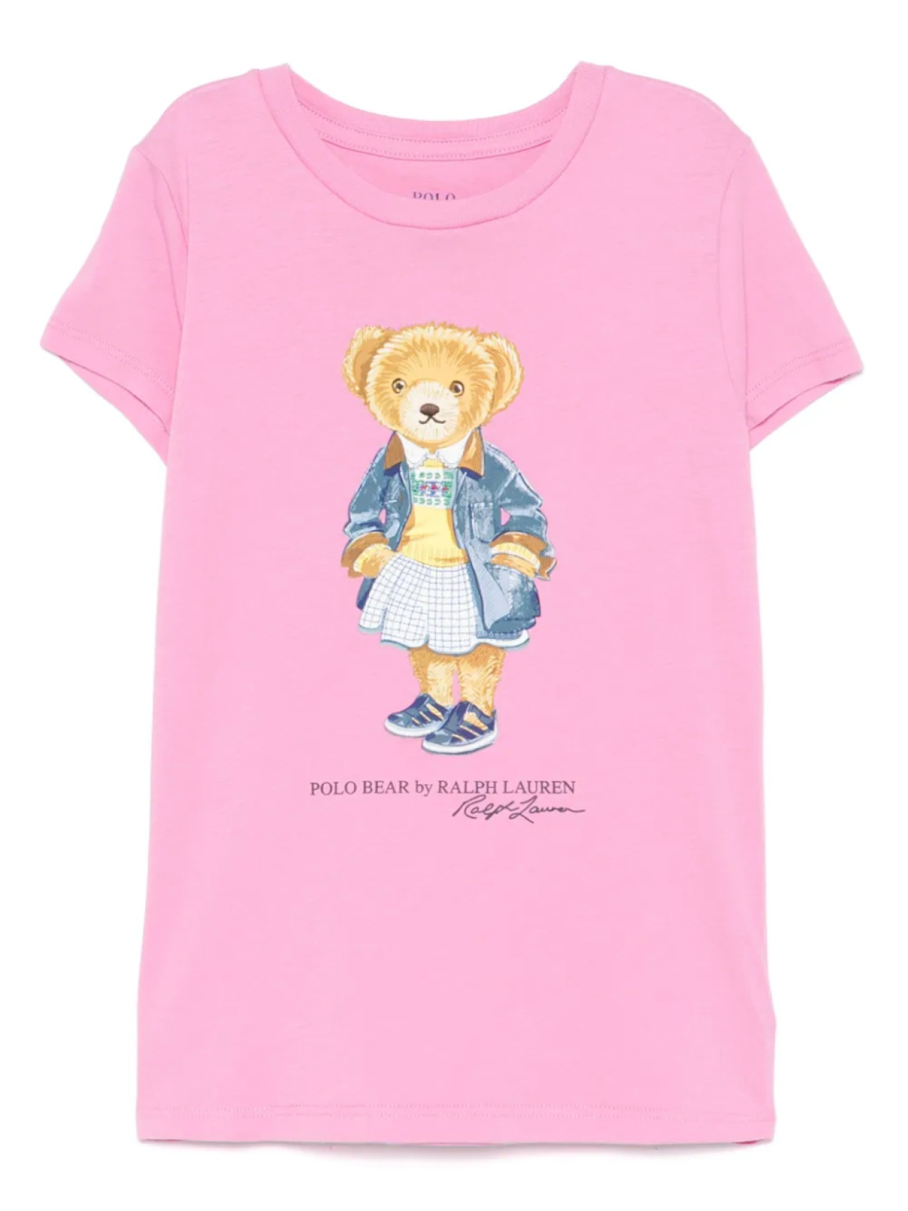 

POLO RALPH LAUREN KIDS футболка Polo Bear, розовый