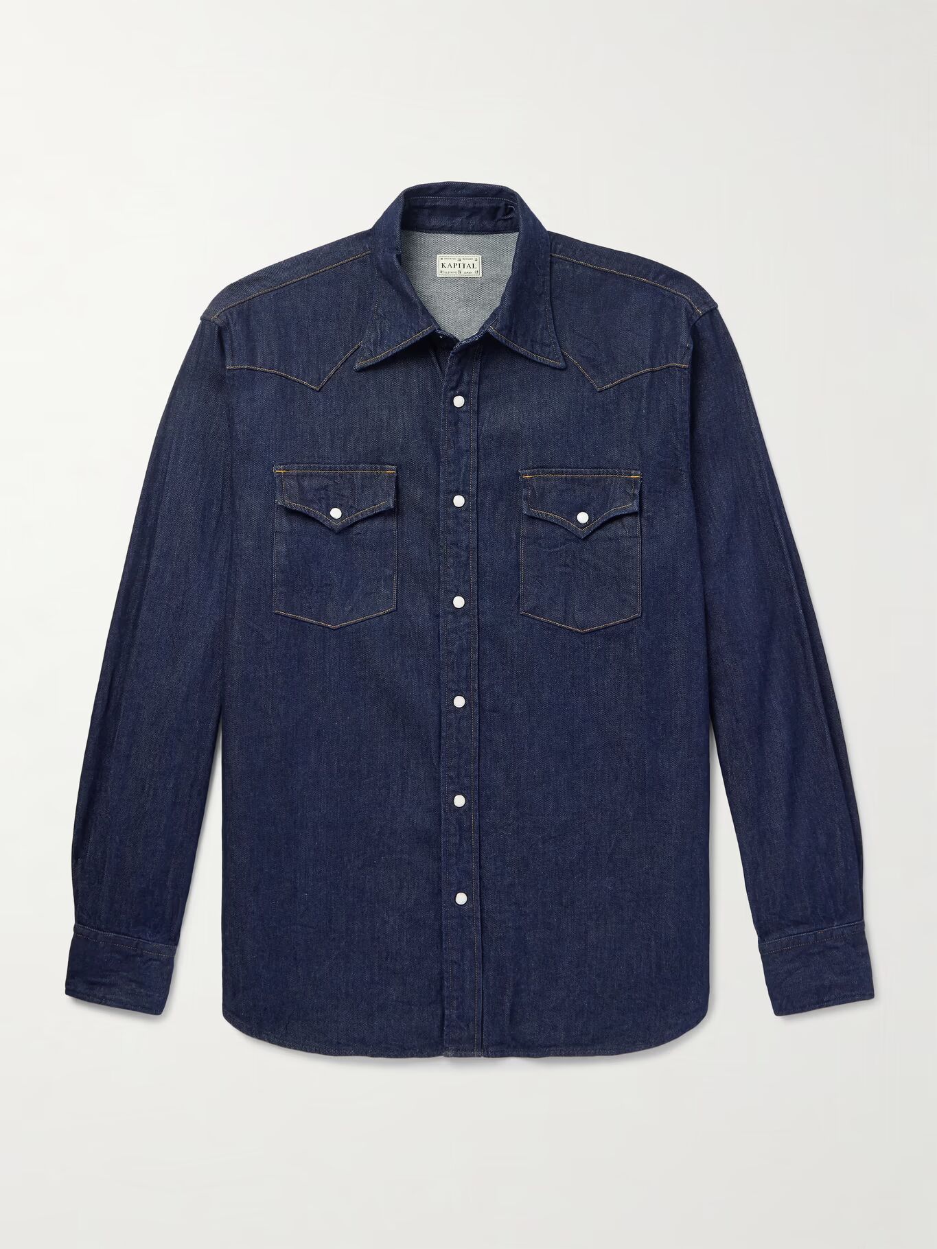 

Рубашка в стиле вестерн Husky Denim KAPITAL, синий