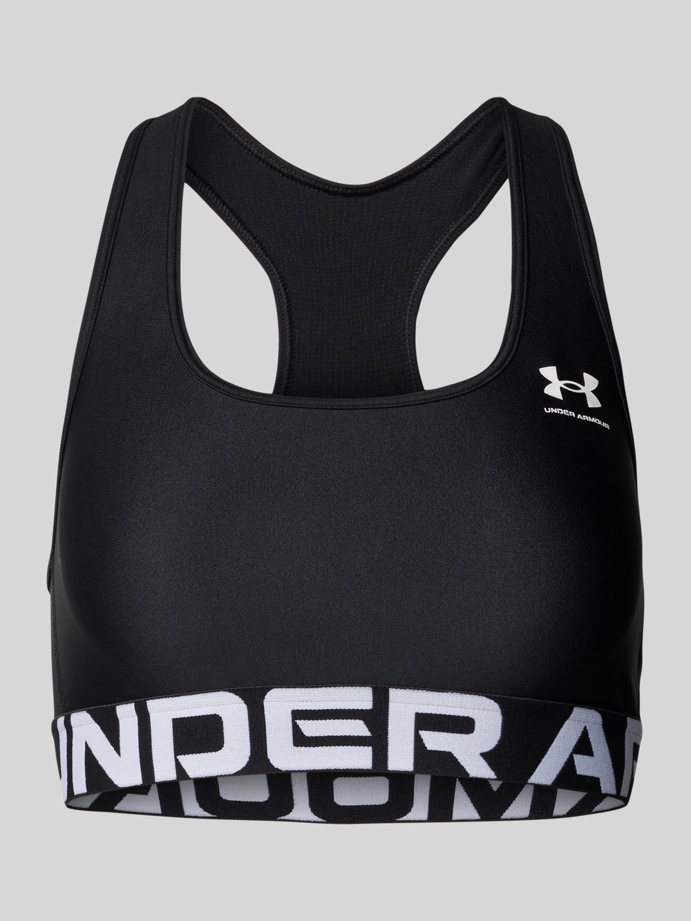 

Спортивный бюстгальтер с этикеткой, модель «Authentics» Under Armour, черный