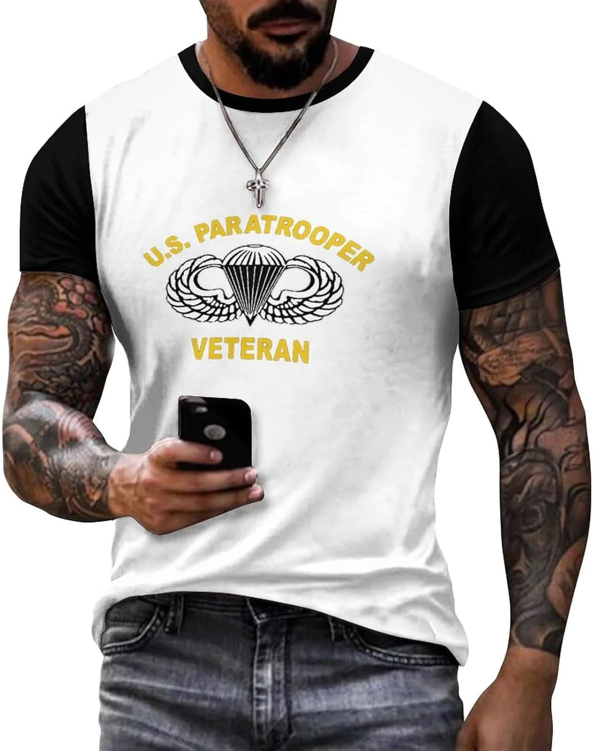 

Футболка Cotton с принтом 82nd Airborne Eafxzmlrq