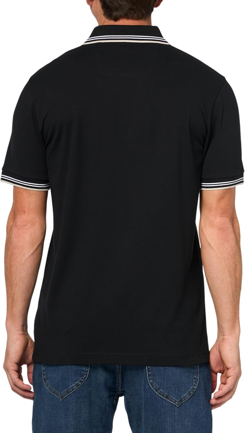 BOSS Мужская Поло Paul Modern Essential, Black Carbon — фото 2