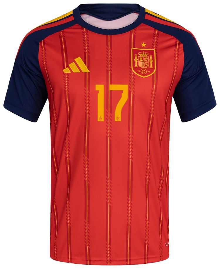 

Домашняя футболка Adidas сборной Испании №26 Уильямса-младшего, красный