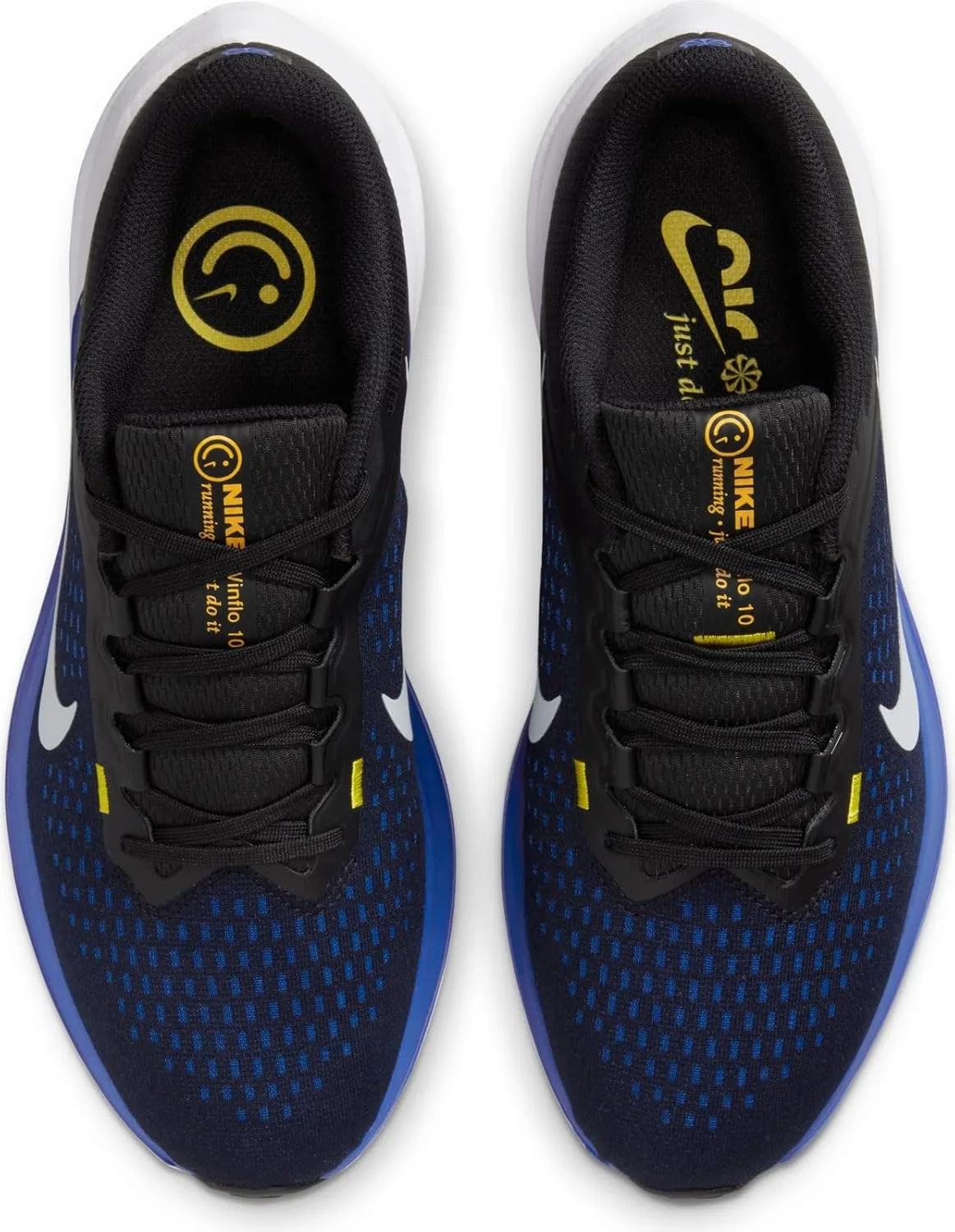 Мужские беговые кроссовки Nike Winflo DV4022, черный/синий/серый — фото 3