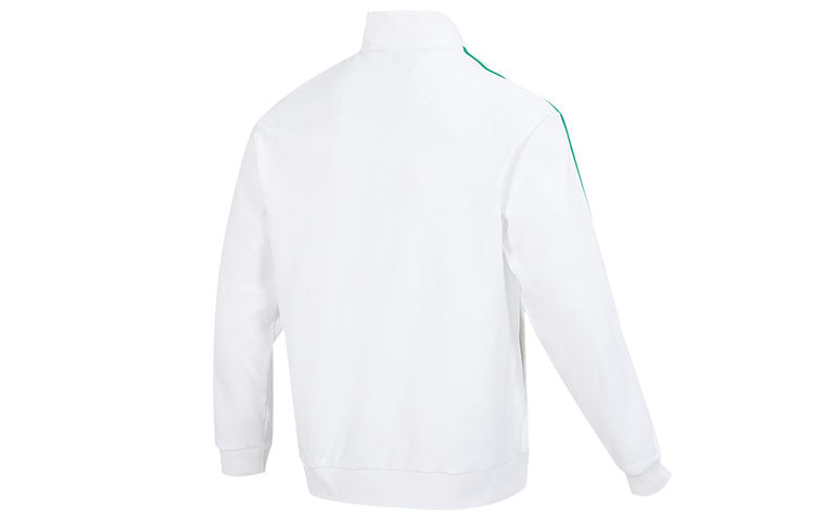 Худи adidas Half-Zip Top 'White Green', белый — фото 2