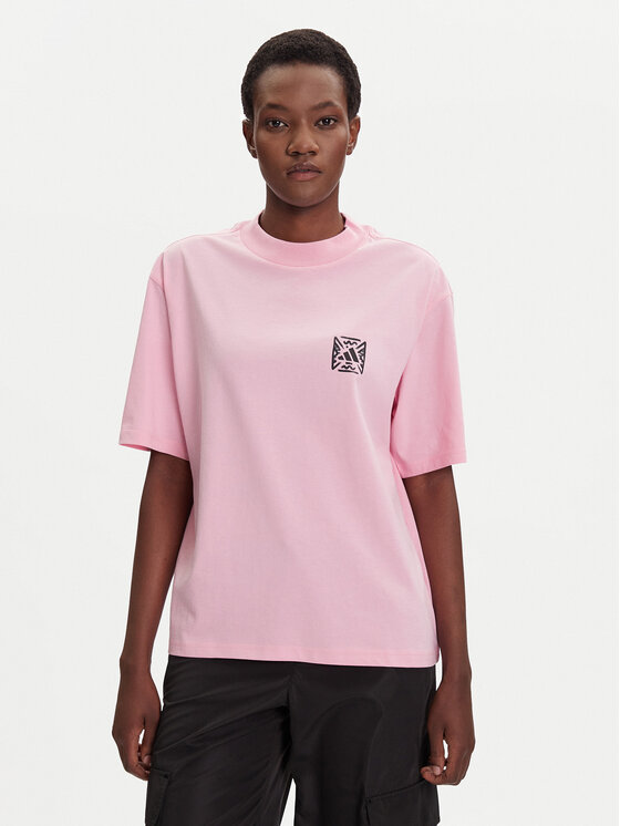 

Футболка loose fit Animal Graphic JV8532 Adidas, розовый