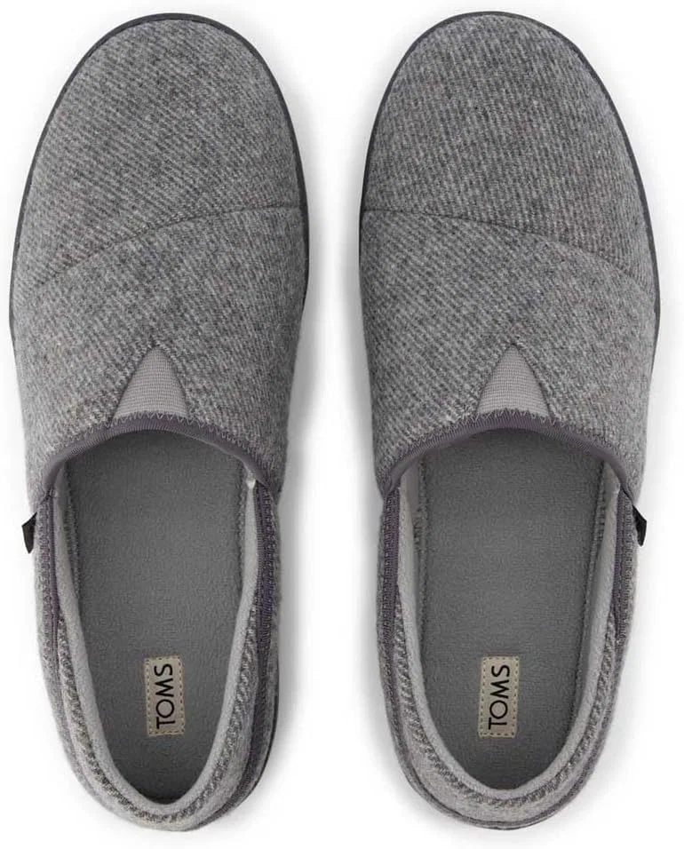 Мужские тапочки TOMS Camden, Ultimate Grey Cozy Twill — фото 4