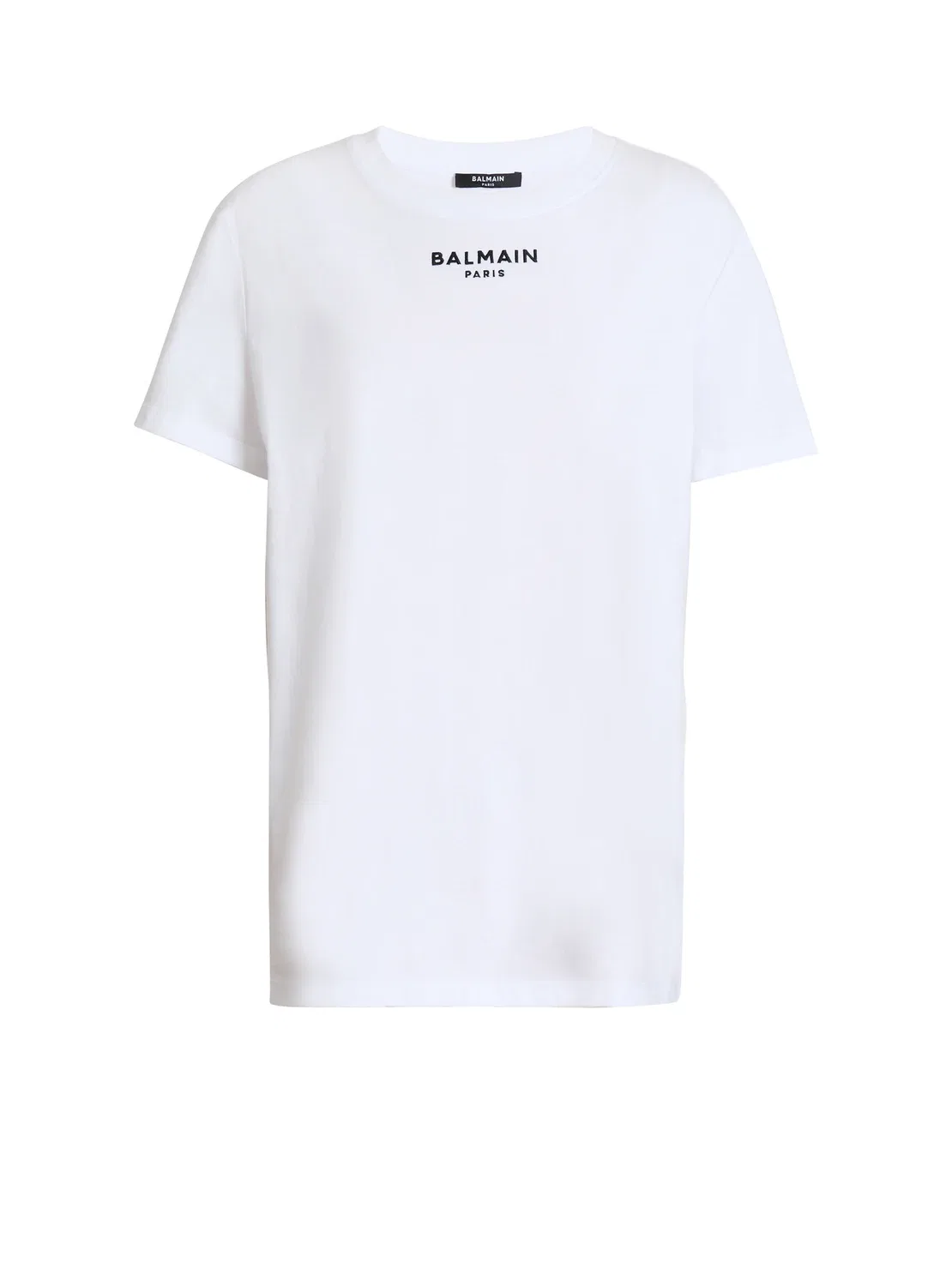 Футболка BALMAIN Paris с вышивкой, белый