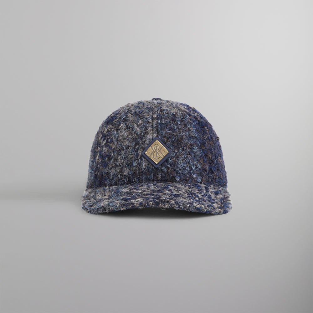 

Бейсболка Kith Boucle Check Suede Brim Aaron Cap, цвет Vista